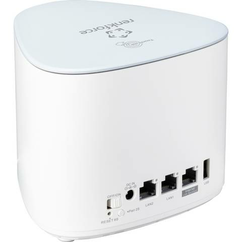 Renkforce 2er-Pack WLAN Router RF-WMH-320 1000 MBit/s bis 500 m² Ethernet Weiß