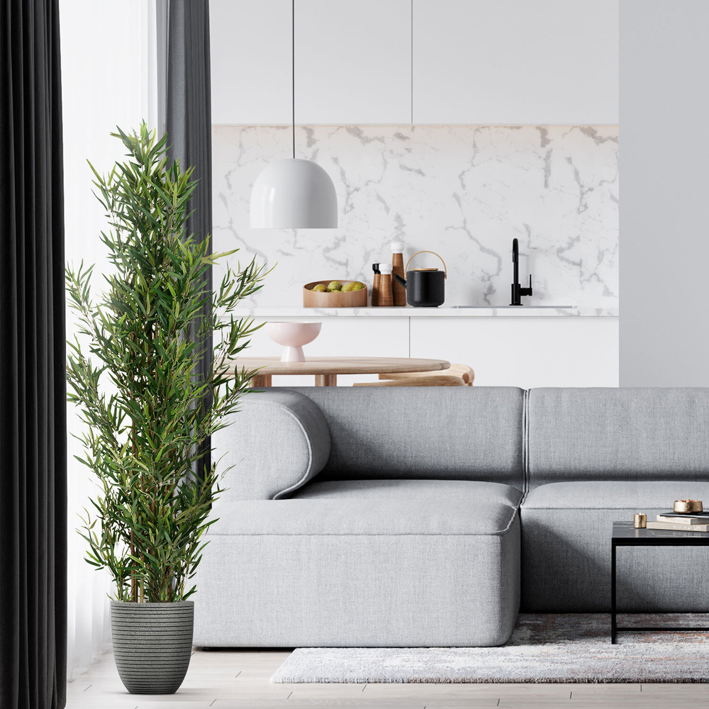 B-Ware Hjh Office Kunstpflanze Bambus Dekopflanze Künstlich Grün 165cm Siehe Text - 4064323015000