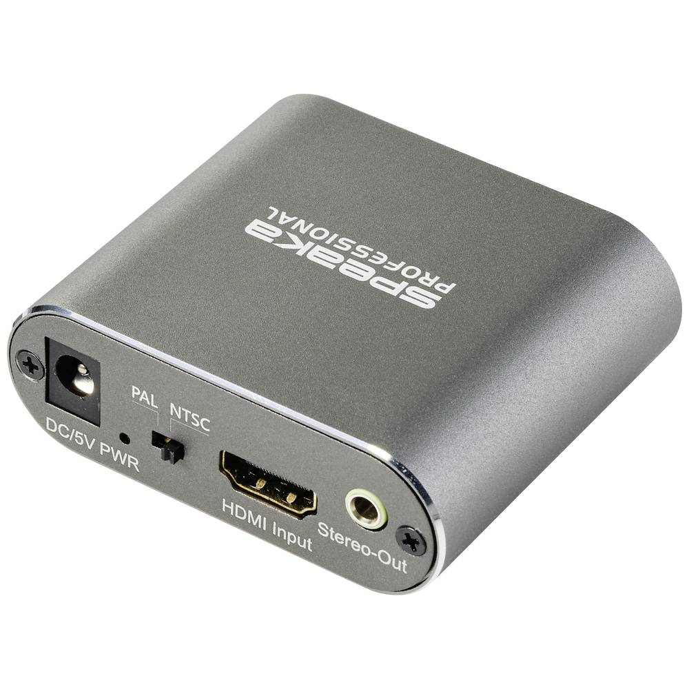 Convertisseur de moniteur TV professionnel SpeaKa SP-HSC-200 HDMI - SCART 3840x2160 pixels