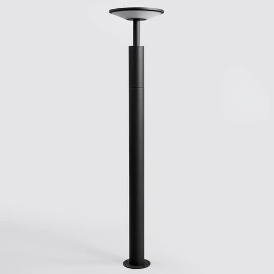 B-Ware Wegeleuchte Wegelampe Led Lucande Fenia Aluminium Schwarz Anthrazit 100 Cm I741