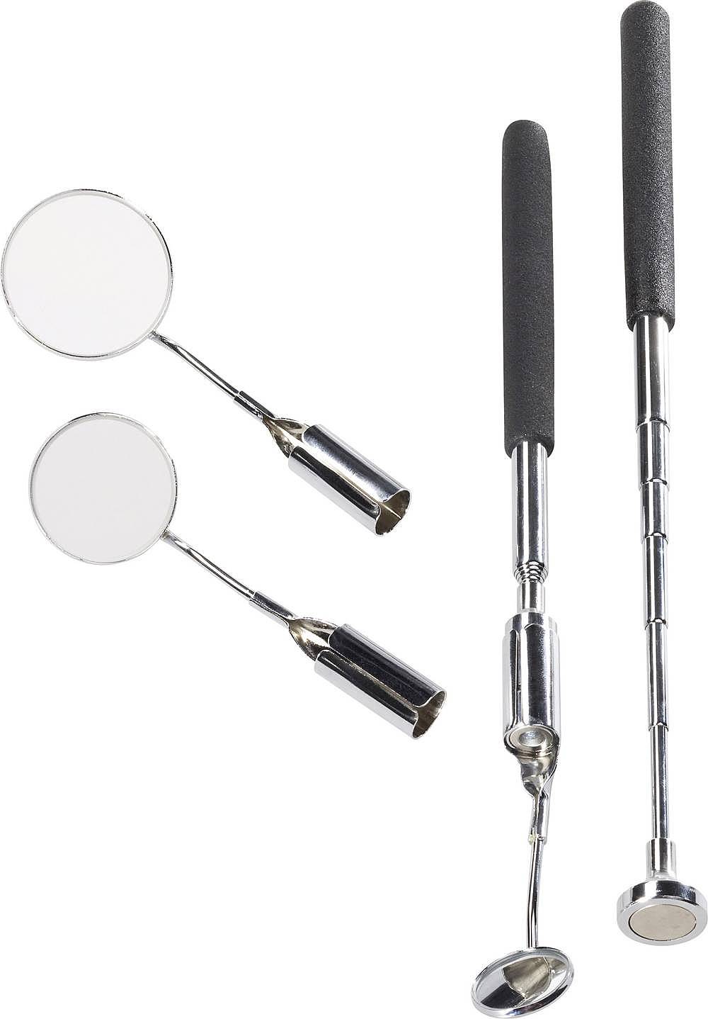 B-Ware Toolcraft Inspektionsspiegel Set 5teilig Mit Beleuchtung Inspektionsspiegel Set - 4016138563825