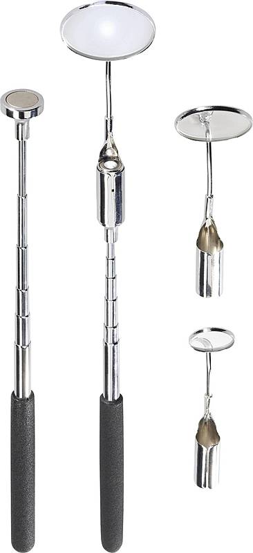 B-Ware Toolcraft Inspektionsspiegel Set 5teilig Mit Beleuchtung Inspektionsspiegel Set - 4016138563825