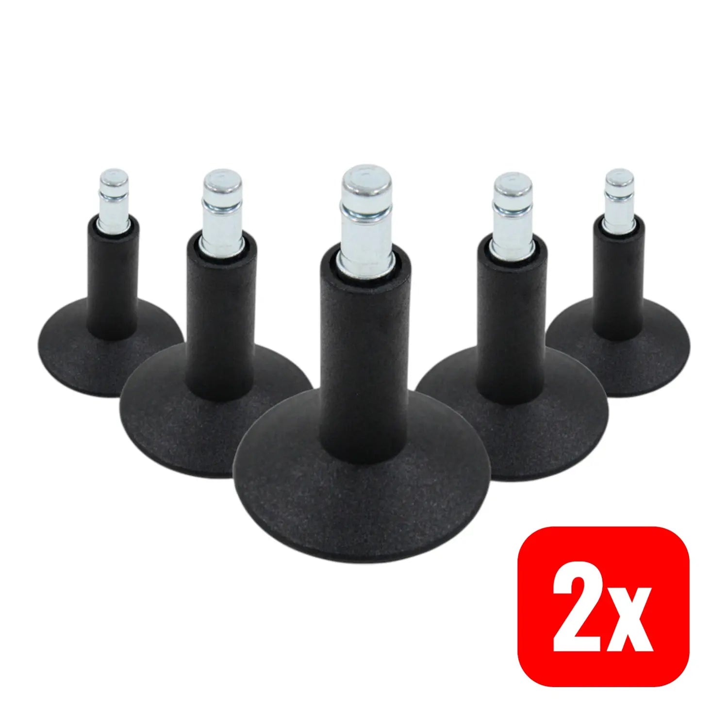 B-Ware Hjh Office 5x Bodengleiter Stand Groß No. 12 Stift 11mm / 65 Mm Standfüße 2 S908 - 4260182537657