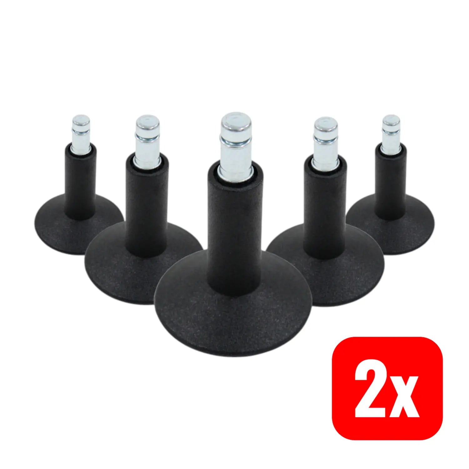 B-Ware Hjh Office Bodengleiter Stand 2 S908 No 12 Stift 11mm 65 Mm 5er Pack 2 Sets - 4260182537657
