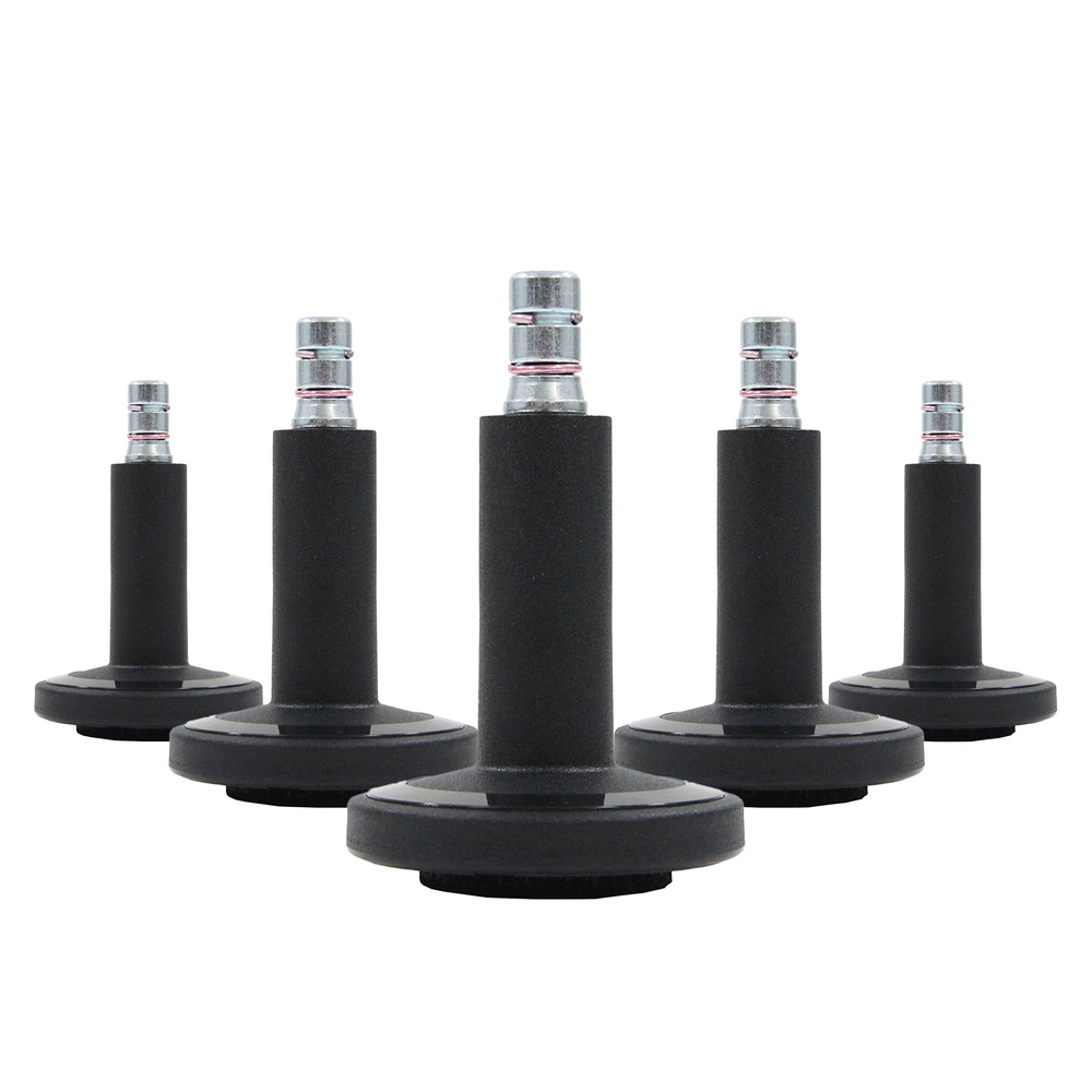B-Ware Hjh Office Bodengleiter Standfüße Rollen Ersatz Bürostuhl Filz Schwarz 5er Pack - 4251084668013