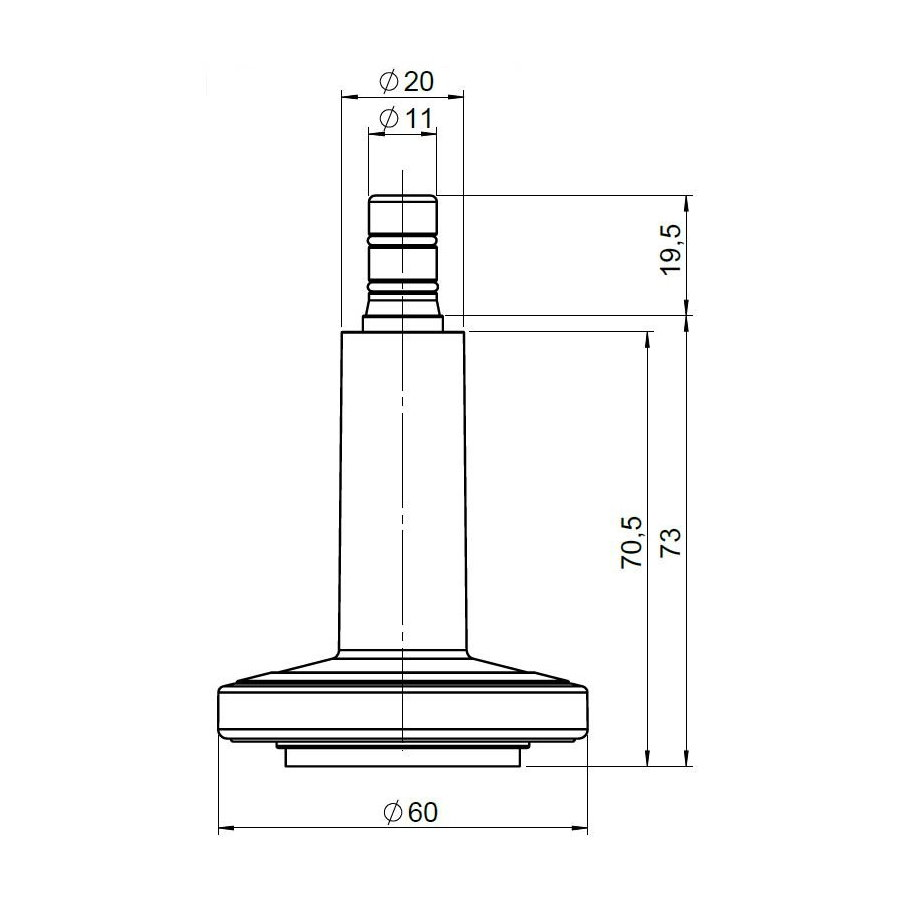 B-Ware Hjh Office Bodengleiter Standfüße Rollen Ersatz Bürostuhl Filz Schwarz 5er Pack - 4251084668013