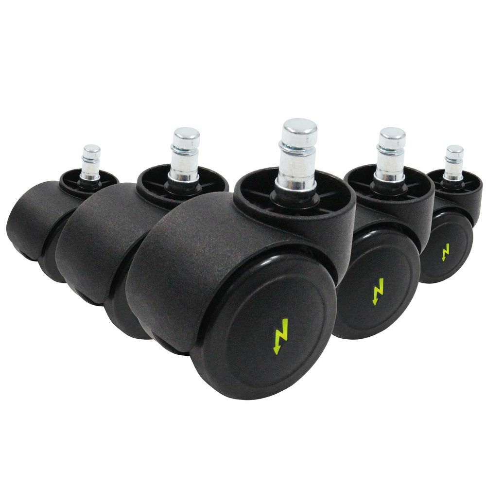 B-Ware Hjh Office 5x Hartbodenrollen Rolo Esd 10mm / 50mm 5er Set Elektrisch Leitfähig - 4251084676742