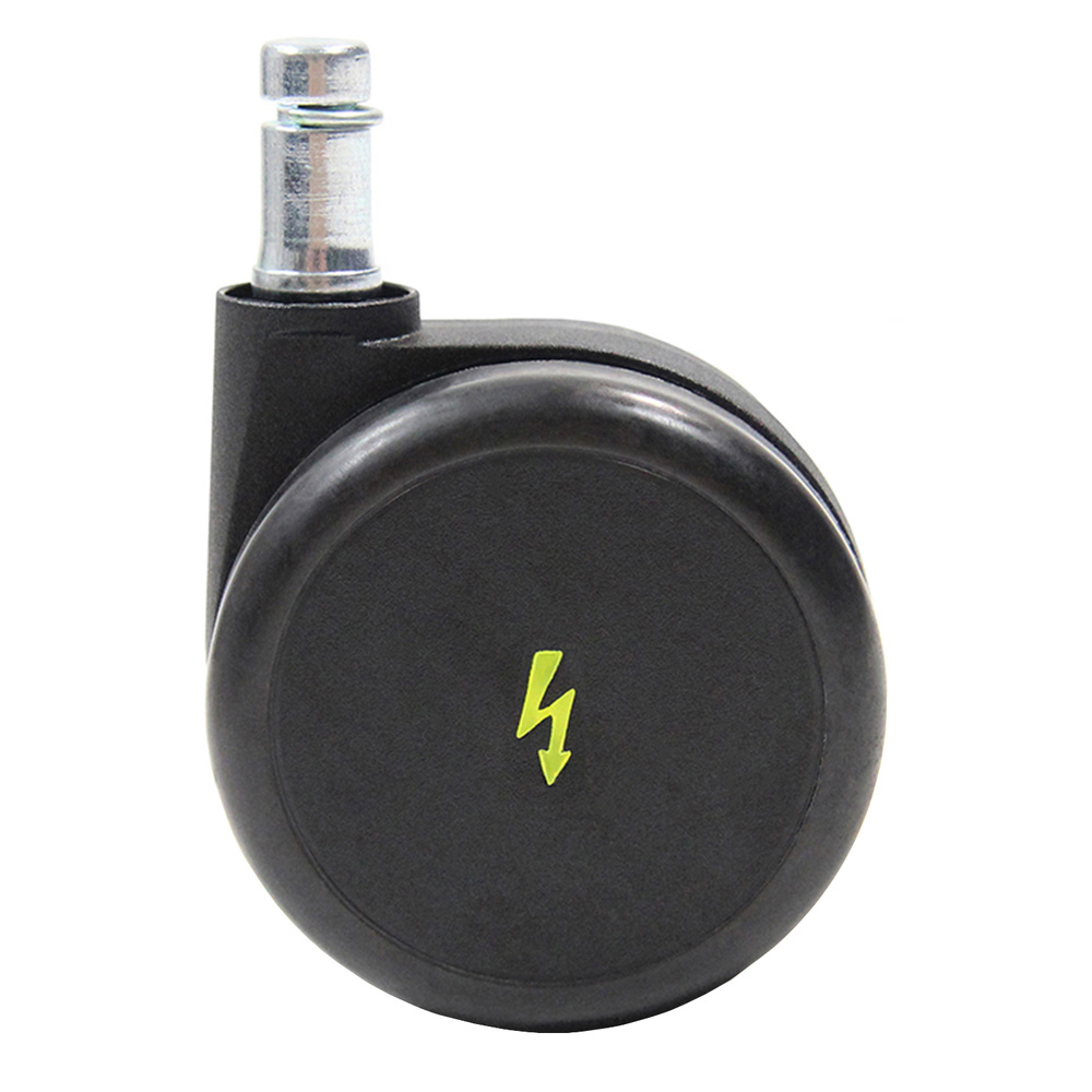 Hjh Office Stuhlrollen Rollen Hartbodenrollen Esd Elektrisch Schwarz 5er Pack    B-Ware - 4251084676766