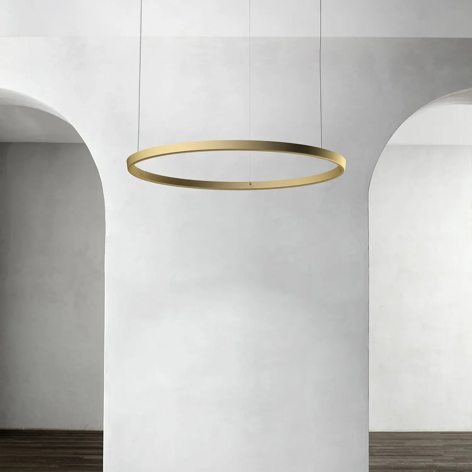 B-Ware Luceplan Compendium Circle Hängeleuchte Deckenleuchte Led 110cm Messing Lampe - 6030306