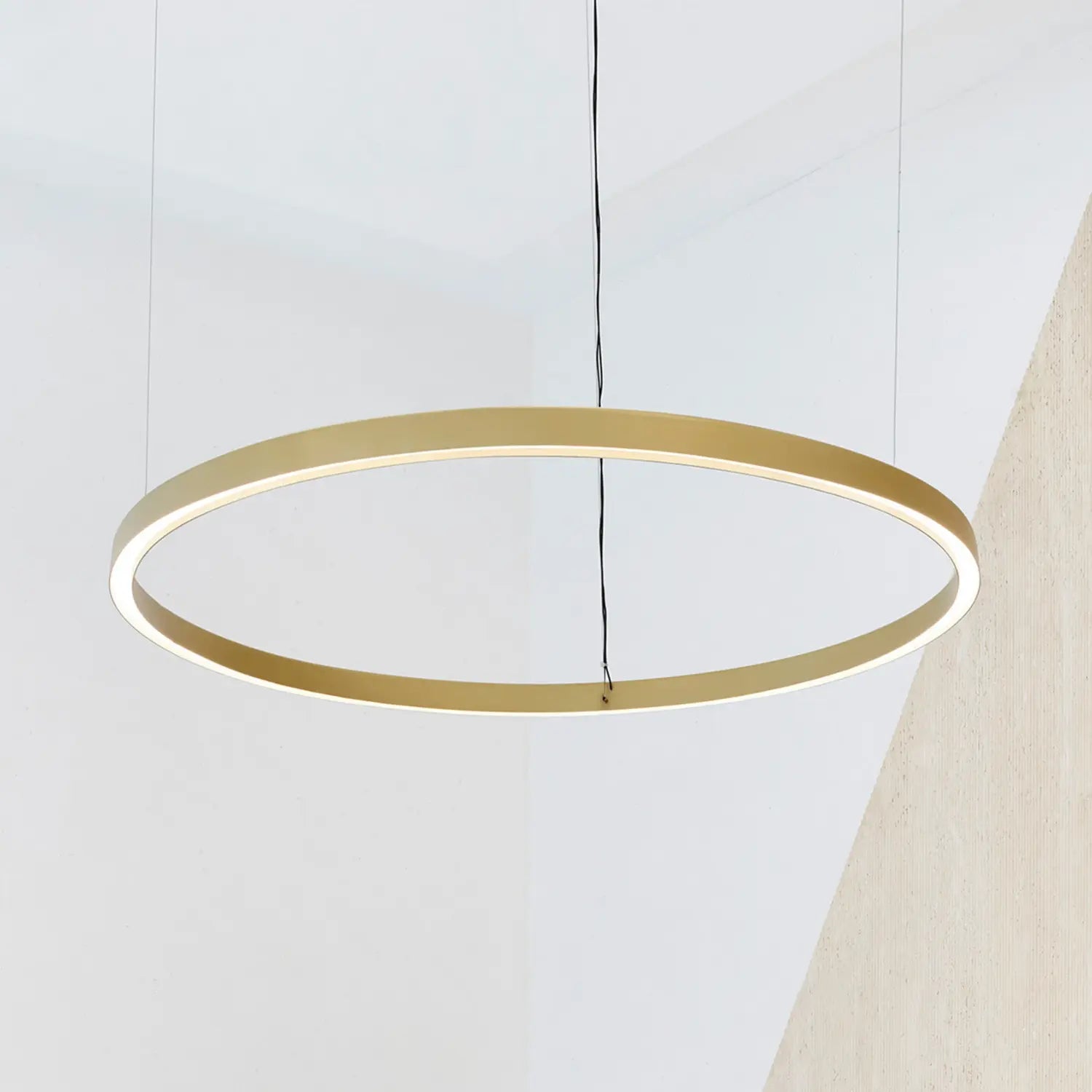 B-Ware Luceplan Compendium Circle Hängeleuchte Deckenleuchte Led 110cm Messing Lampe - 6030306