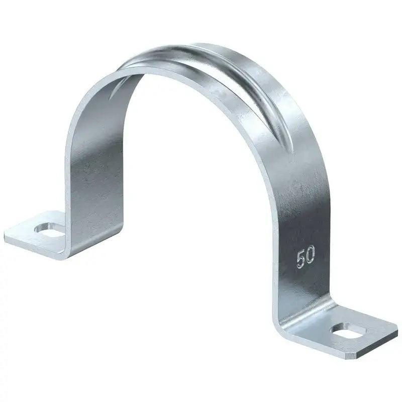 B-Ware Obo Bettermann Rohrschelle Schelle Stahl Galvanisch Verzinkt 50 Mm 25 Stück - 4012195568339