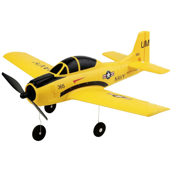 Amewi AMXFlight T28 Trojan Gelb RC Modellflugzeug RtF Modellbau Flugzeug Modell