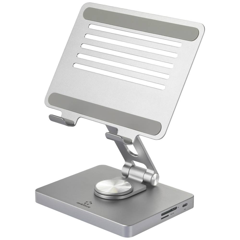B-Ware Renkforce Usb C Dockingstation Ständer Tablet Verbindung Grau 3840x2160 Pixel