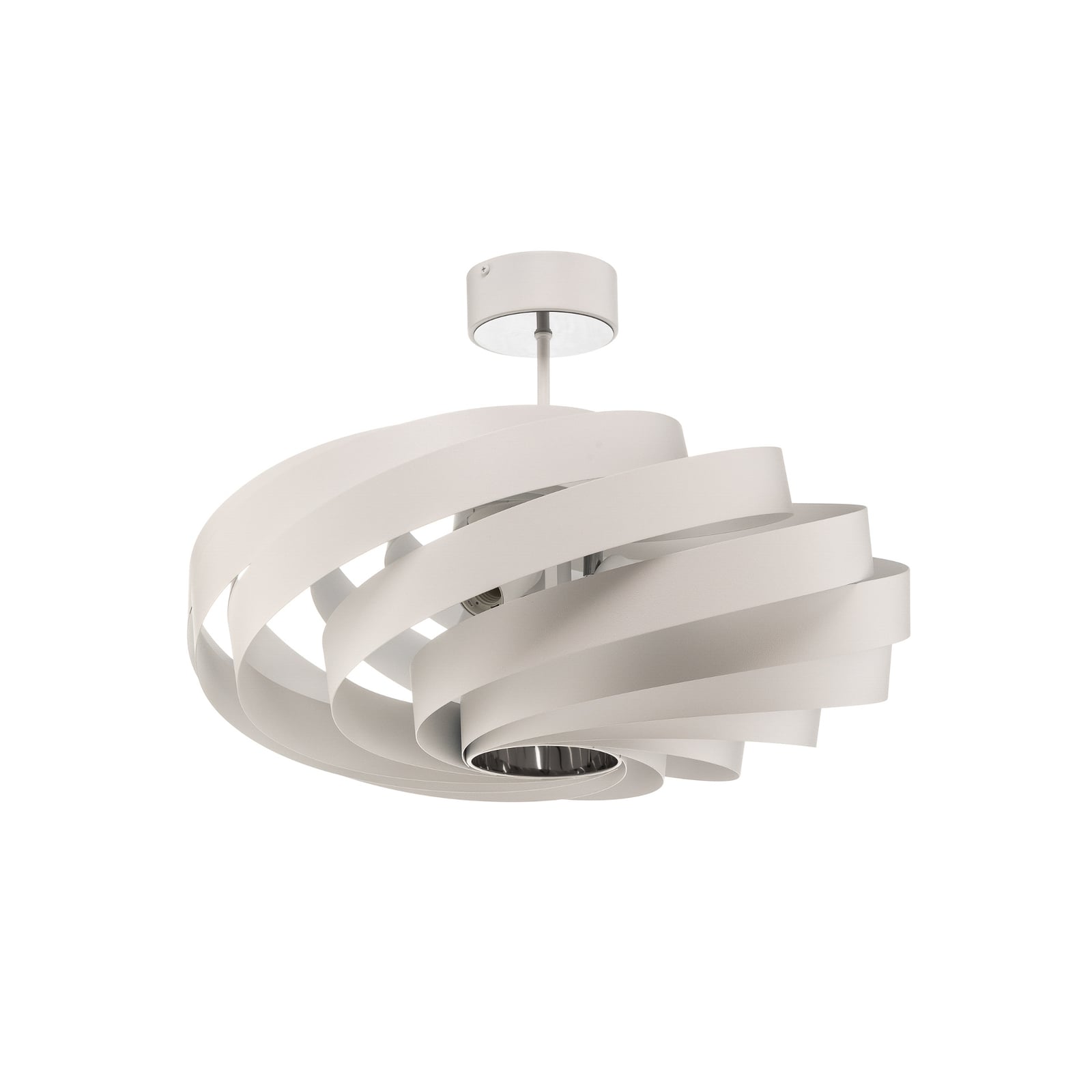 Deckenleuchte Vento LED Lampe dimmbar Metall weiß Ø60cm 4-flammig 38cm hoch - 5905563000410