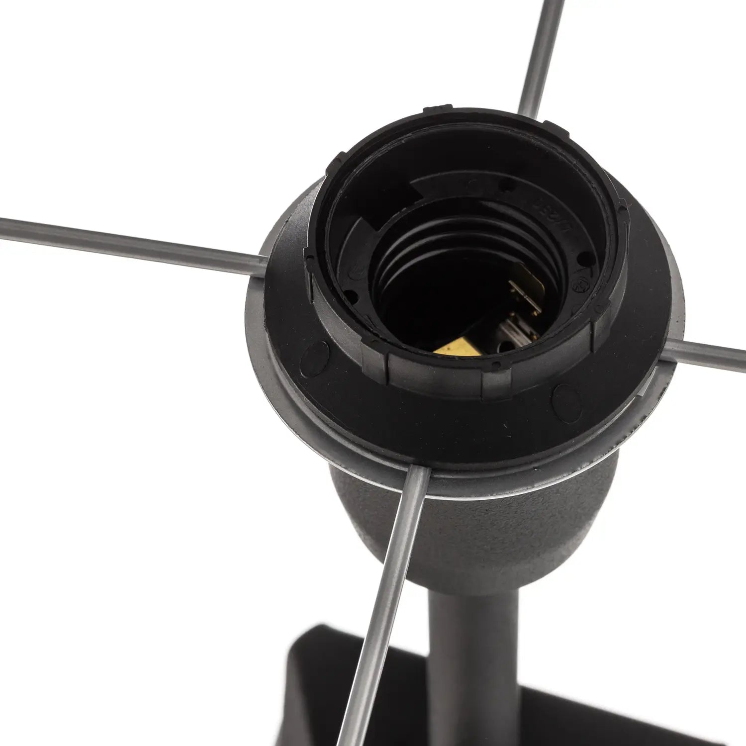 B-Ware Euluna Stehleuchte Tago Dreibein Lampe Schwarz Silber Wohnzimmer Siehe Text/Foto - 6089325