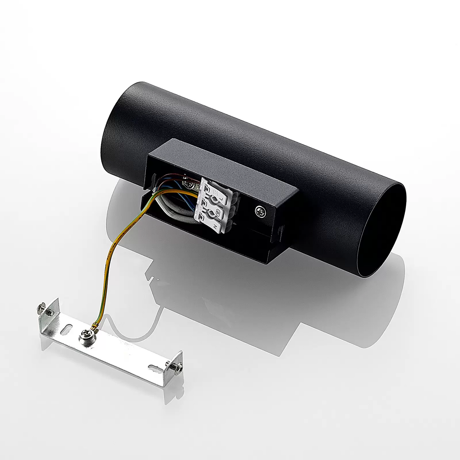 B-Ware Lindby Wandleuchte Wandlampe Lampe Gu10 2 X 35 W Schwarz Dimmbar Ip20 230 V821
