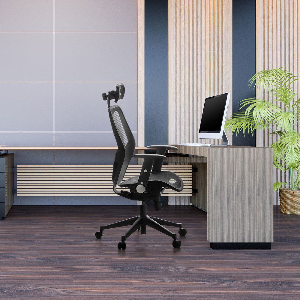 hjh OFFICE Bürostuhl Chefsessel Drehstuhl AIR-PORT Netzstoff SIEHE TEXT/FOTO - 4260182531655