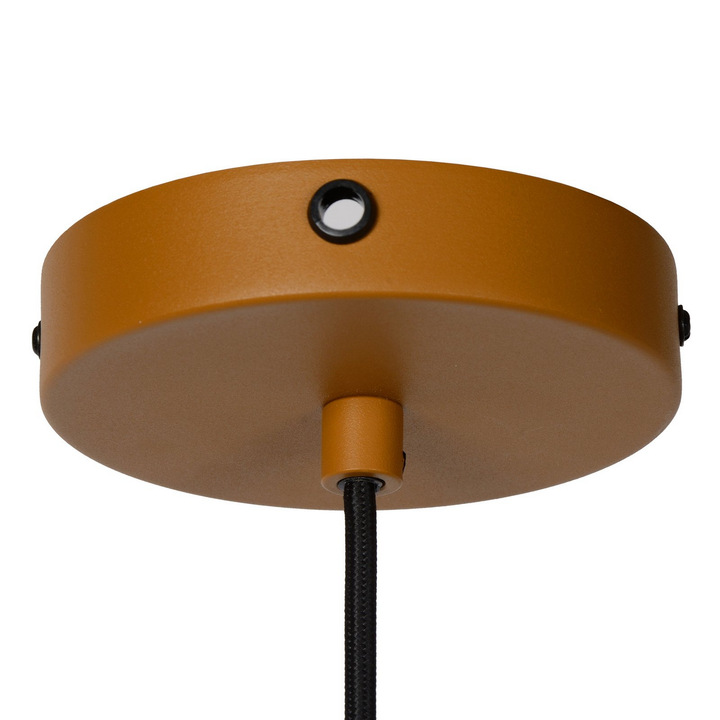 Lucide Hängeleuchte Siemon Aus Stahl ø 40 Cm Ockergelb Deckenlampe Lampe Leuchte B-Ware