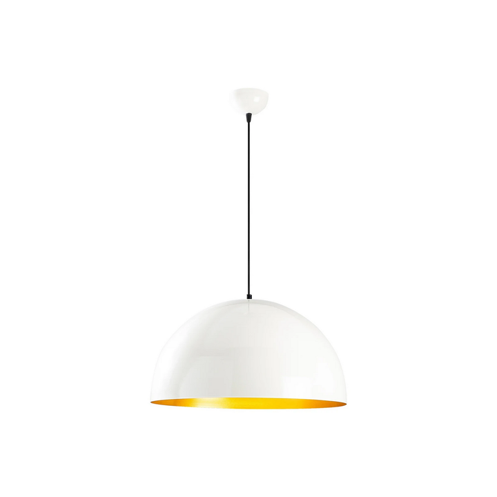 Hängeleuchte Berceste 234-S Hängelampe Deckenlampe Leuchte Lampe Ø50cm weiß/gold