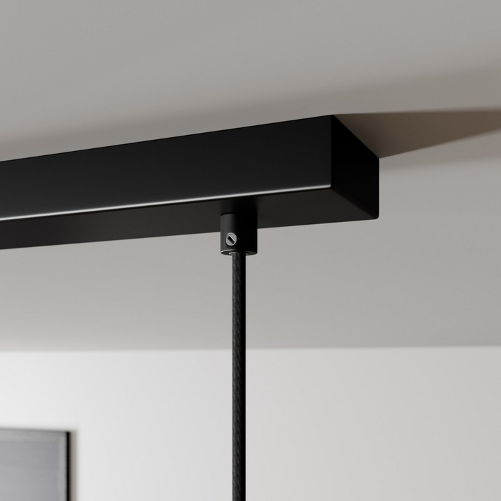 Arcchio Tadej Pendelleuchte Hängeleuchte Lampe Leuchte 4-flammig schwarz weiß