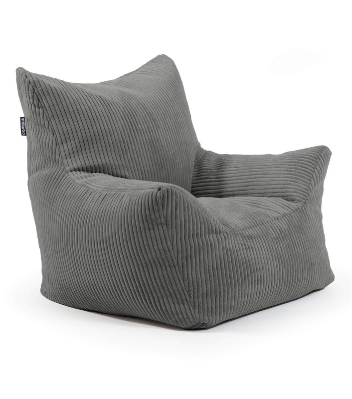 mokebo Kindersessel aus Cord 'Der Pausenheld', Sitzsack Kinder, Kindersitzsack,
