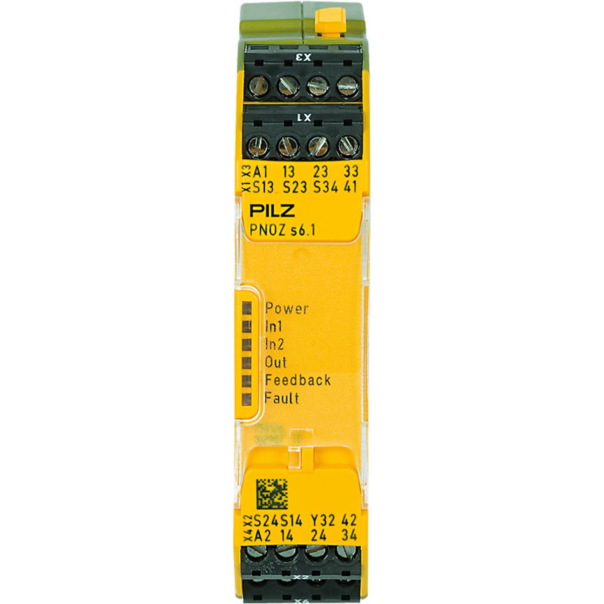 PILZ PNOZ s6.1 24VDC 3 n/o 1 n/c Schaltgeräte P/N: 750126 Sicherheitsrelais