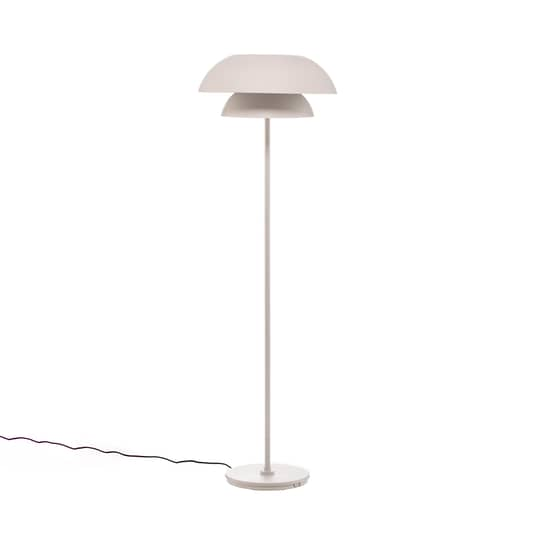 Lampadaire Lucande Kellina, lampe sur pied, luminaire blanc 