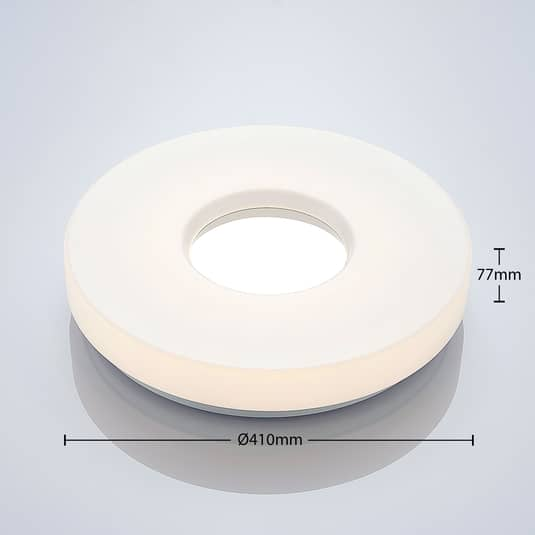 Lindby Florentina LED-Deckenlampe Ring Ø 41 cm Deckenlampe Lampe Leuchte Decke