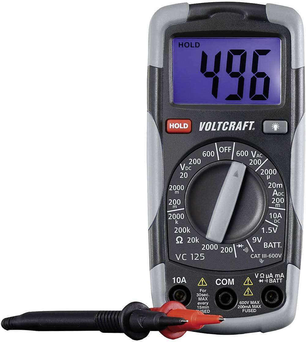 B-Ware Voltcraft Hand Multimeter Digital Dt Test Kit 150 Kalibriert: Werksstandard