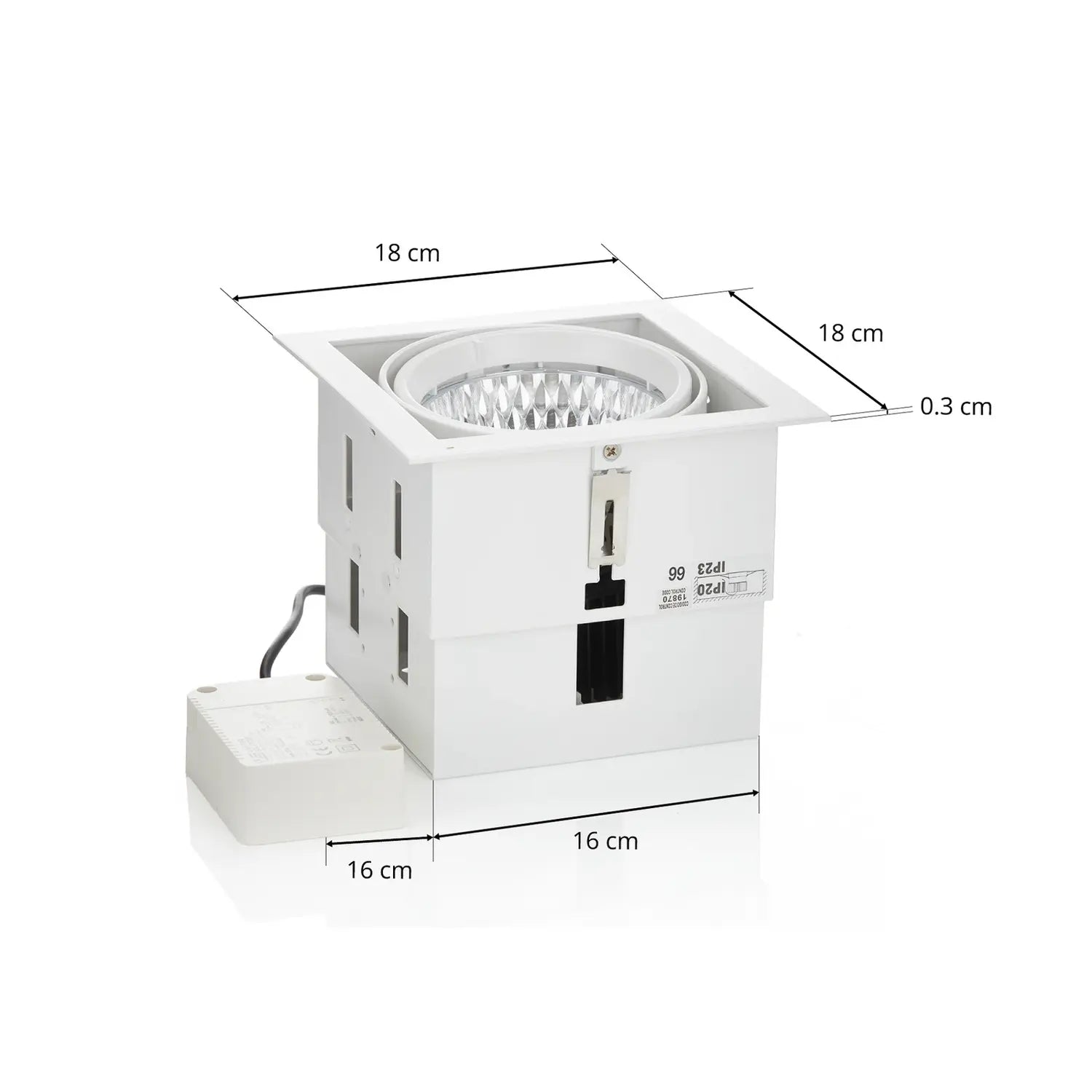 B-Ware Arcchio Adin Led Einbaulampe Einbauleuchte Led Lampe 4000 K 259 W Weiß - 6109018