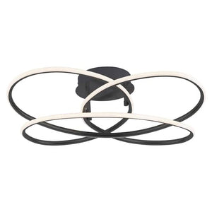 B-Ware Leuchten Direkt Deckenleuchte Lampe LED Deckenlampe dimmbar schwarz warmweiß