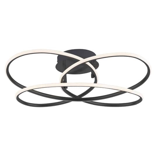 Leuchten Direkt Deckenleuchte Lampe LED Deckenlampe dimmbar schwarz warmweiß - 4043689967895