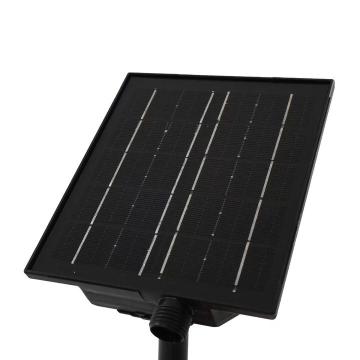 Lindby LED-Solarleuchte Lyris 3er-Set schwarz Alu 3.000K Leuchte Lampe Spot LED