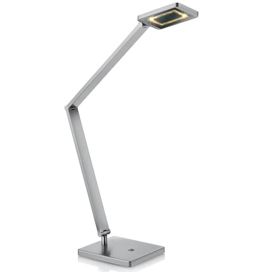 Knapstein LED-Tischleuchte Space Schreibtischlampe Lampe Dimmer nickel LED 7 W