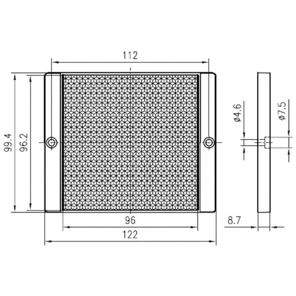 Leuze Reflektoren Electronic Tks 100 X 100 Mm Industriesensoren Zubehör Sensor B-Ware - 2050001043696