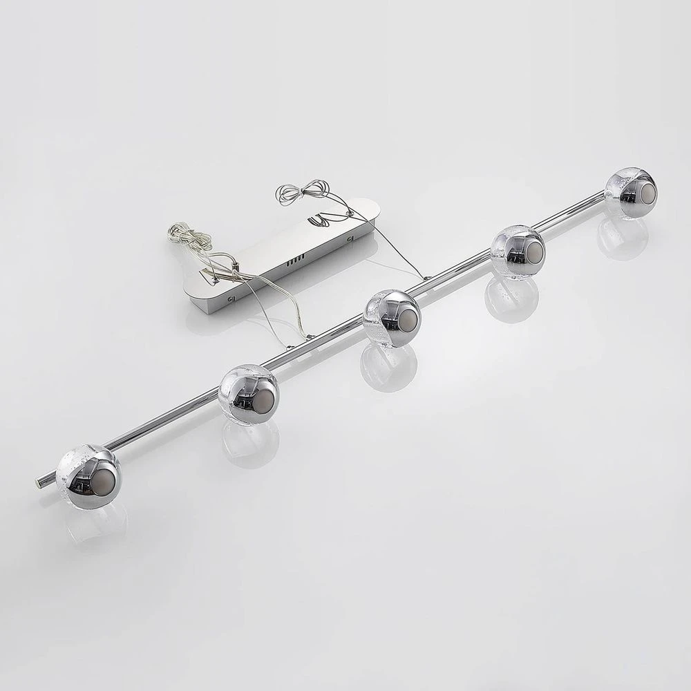 Lucande Kilio Led Hängeleuchte Hängeleuchte Hängelampe Leuchte 5 Flammig Chrom B-Ware - 4251911744002