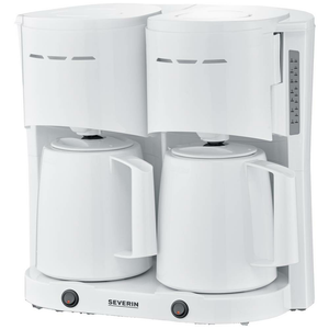 Machine à café filtre Severin KA 9314 Duo, cafetière avec carafes isothermes, 2000 watts