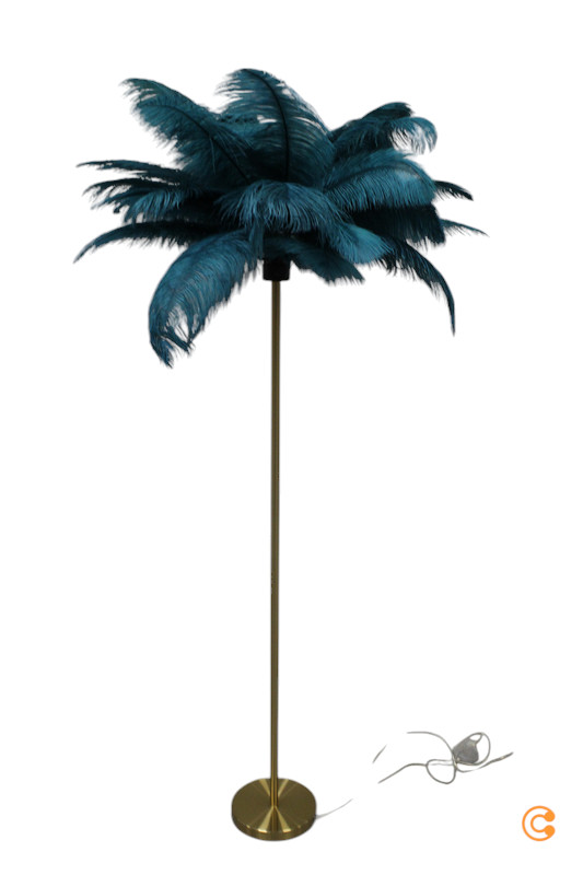 KARE Feather Palm Stehleuchte mit Federn grün Stehlampe Lampe SIEHE TEXT/FOTO