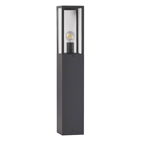 Lampe de jardin Lindby Peldar, lampe sur pied, culot E27, design angulaire, produit de seconde main 
