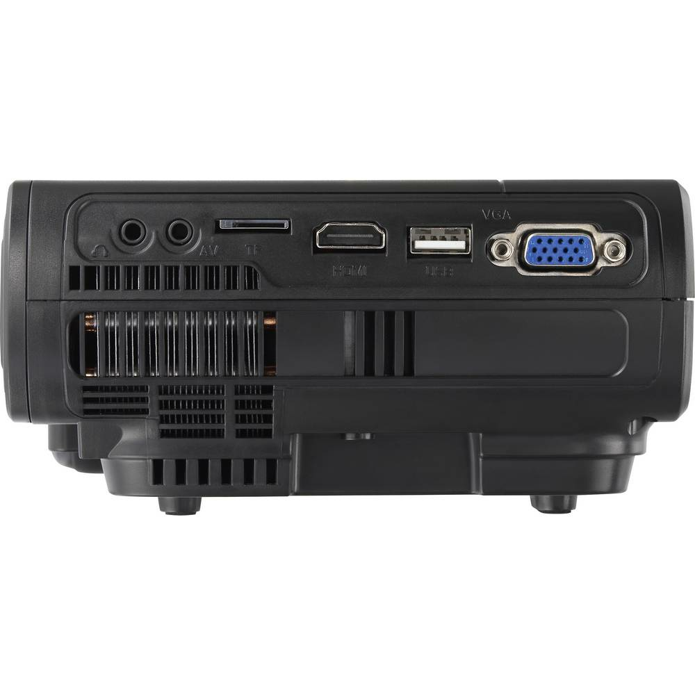 Renkforce Beamer Rf Pj 300 Heimkino Projektor Lcd 3200lm 800x480 2000:1 Schwarz B-Ware