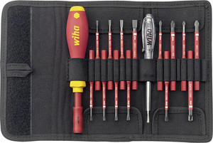 B-Ware Wiha 2831 T7 04 Vde Wechselklingen Set 16teilig Chrom Vanadium Stahl Gehärtet