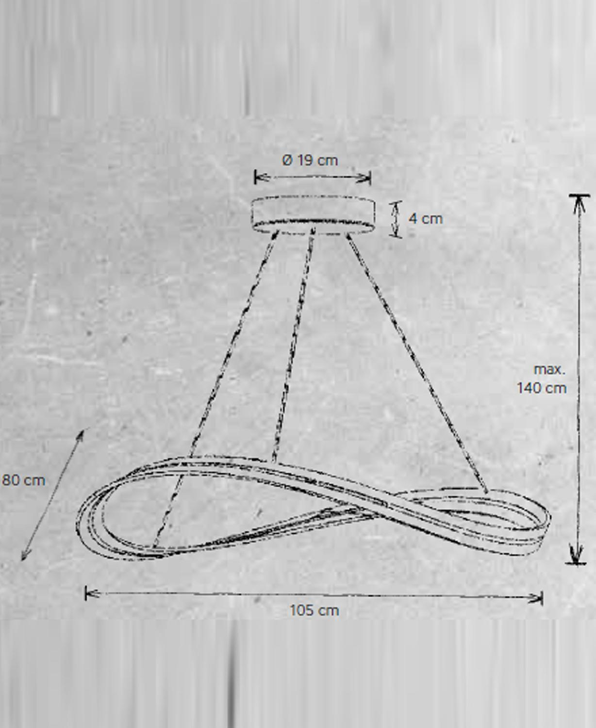 B-Ware Escale Infinity Pendelleuchte Pendellampe Hängeleuchte Hängelampe Lampe Leuchte
