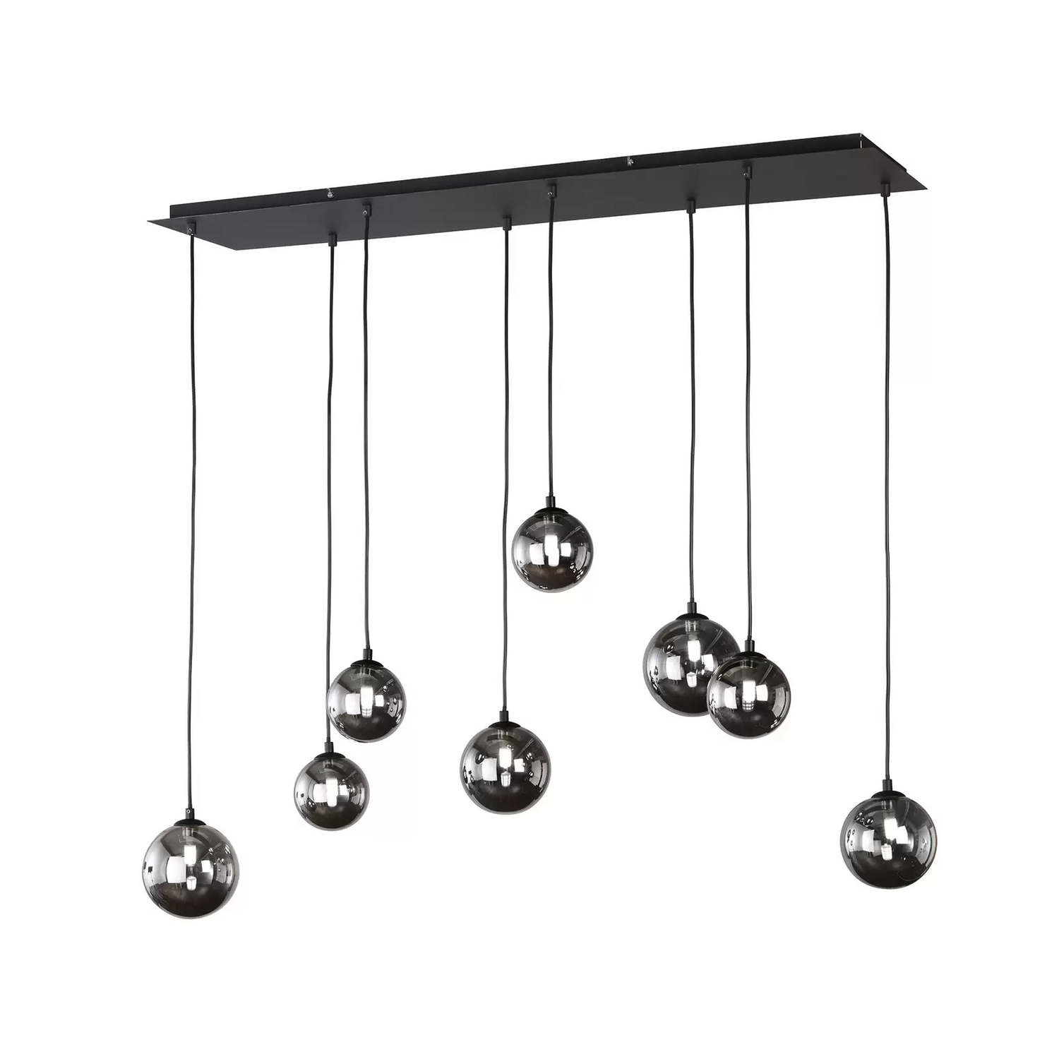 Fischer & Honsel Led Hängeleuchte Bala Hängeleuchte Lampe 8 Flammig G9 Rauchglas B-Ware - 4003694609838