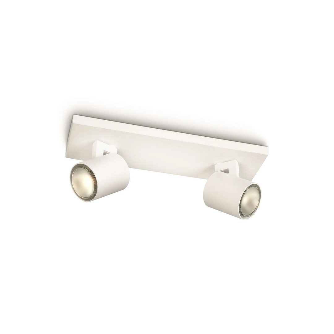 Philips myLiving Runner Deckenspot Deckenlampe Deckenlicht Licht GU10 2-flg weiß