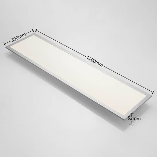Prios Gelora LED-Panel Deckenlampe Deckenlampe Lampe Leuchte CCT 120x30 cm