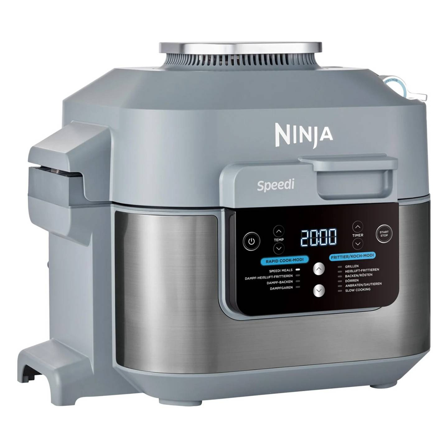 B-Ware Ninja On400 De Heißluftfritteuse Airfryer Grau Kochtopf Grillrost Crisper Gitter - 622356269797