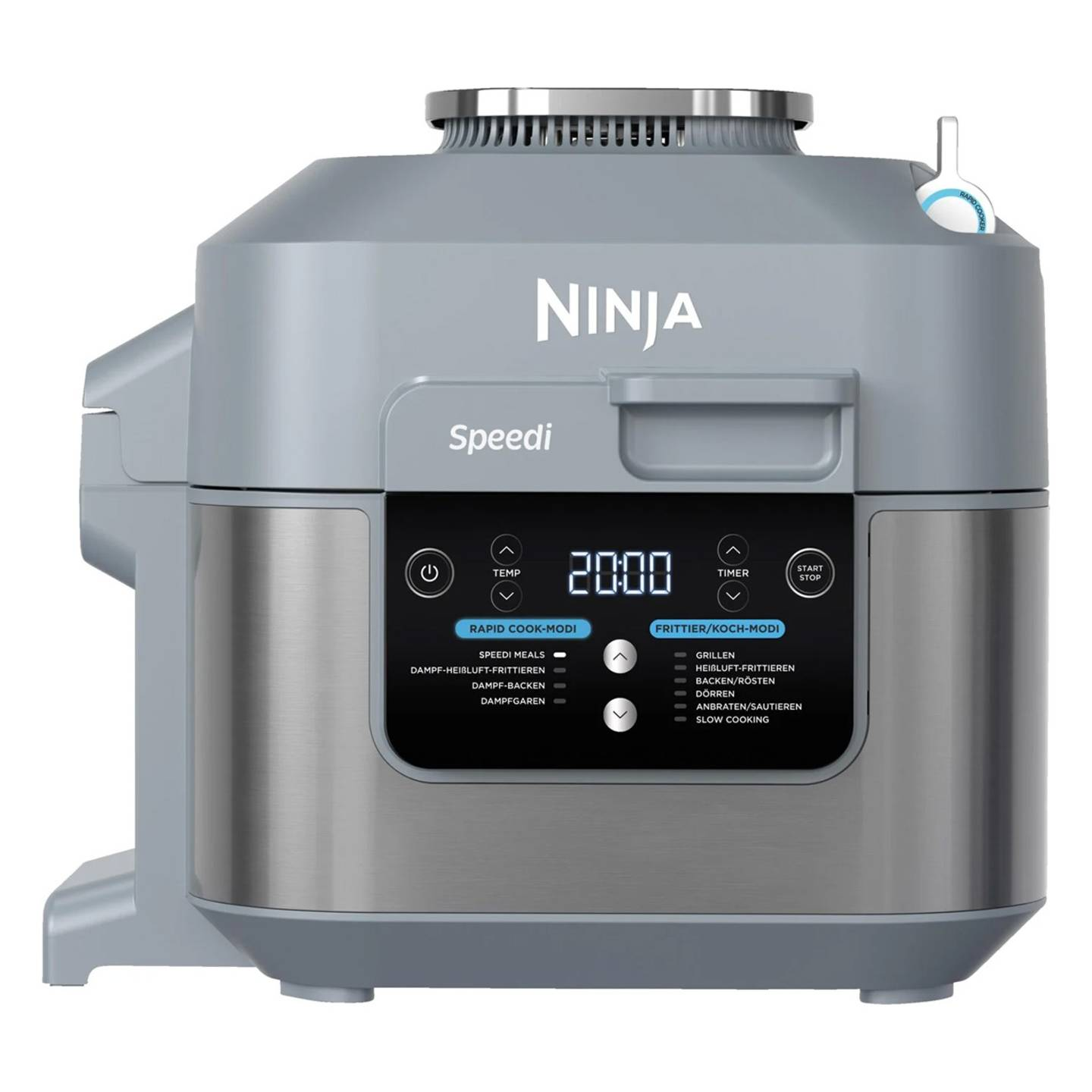 B-Ware Ninja On400 De Heißluftfritteuse Airfryer Grau Kochtopf Grillrost Crisper Gitter - 622356269797