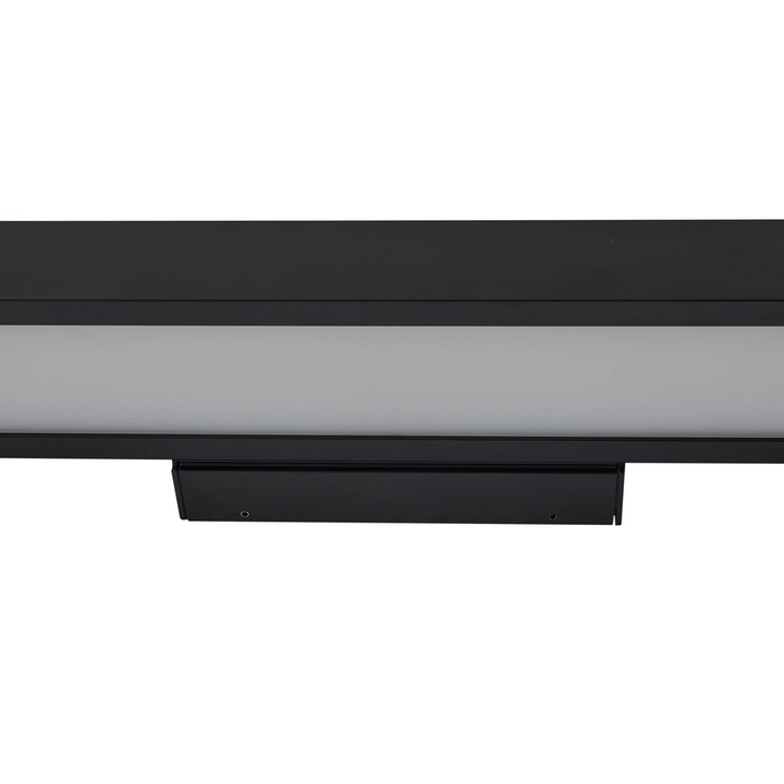 Lucande LED-Spiegelleuchte Zafira Wandleuchte Wandlampe schwarz Alu 90 cm IP44