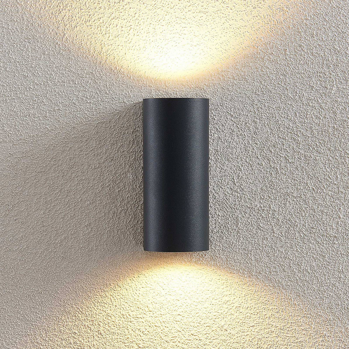ELC European Lighting Circle Außenwandlampe Fijona Aluminium GU10 IP44 2 STÜCK