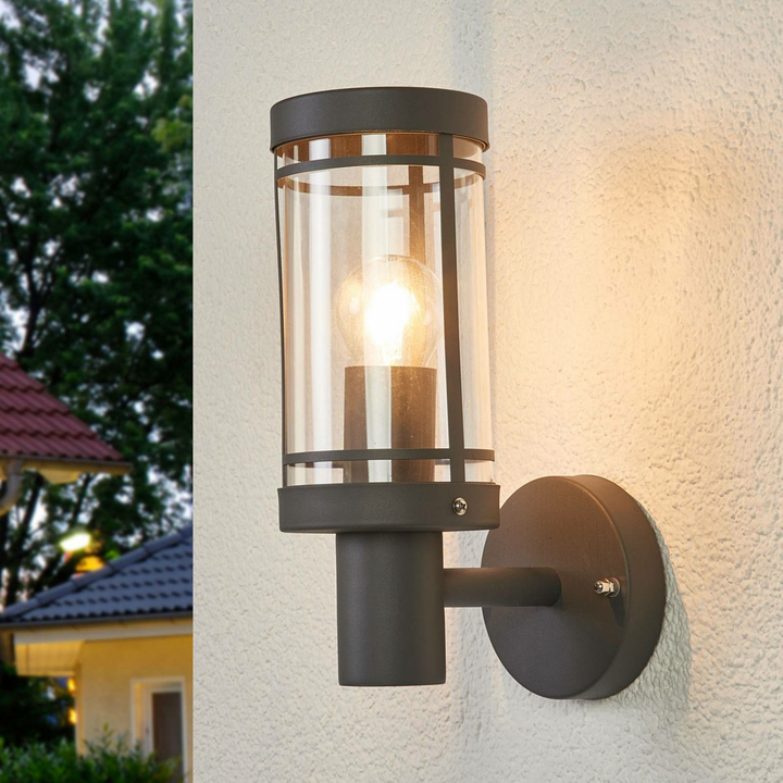 Lindby AußenWandleuchte Djori Außenwandleuchte Wandleuchte Wandlampe 2 STÜCK